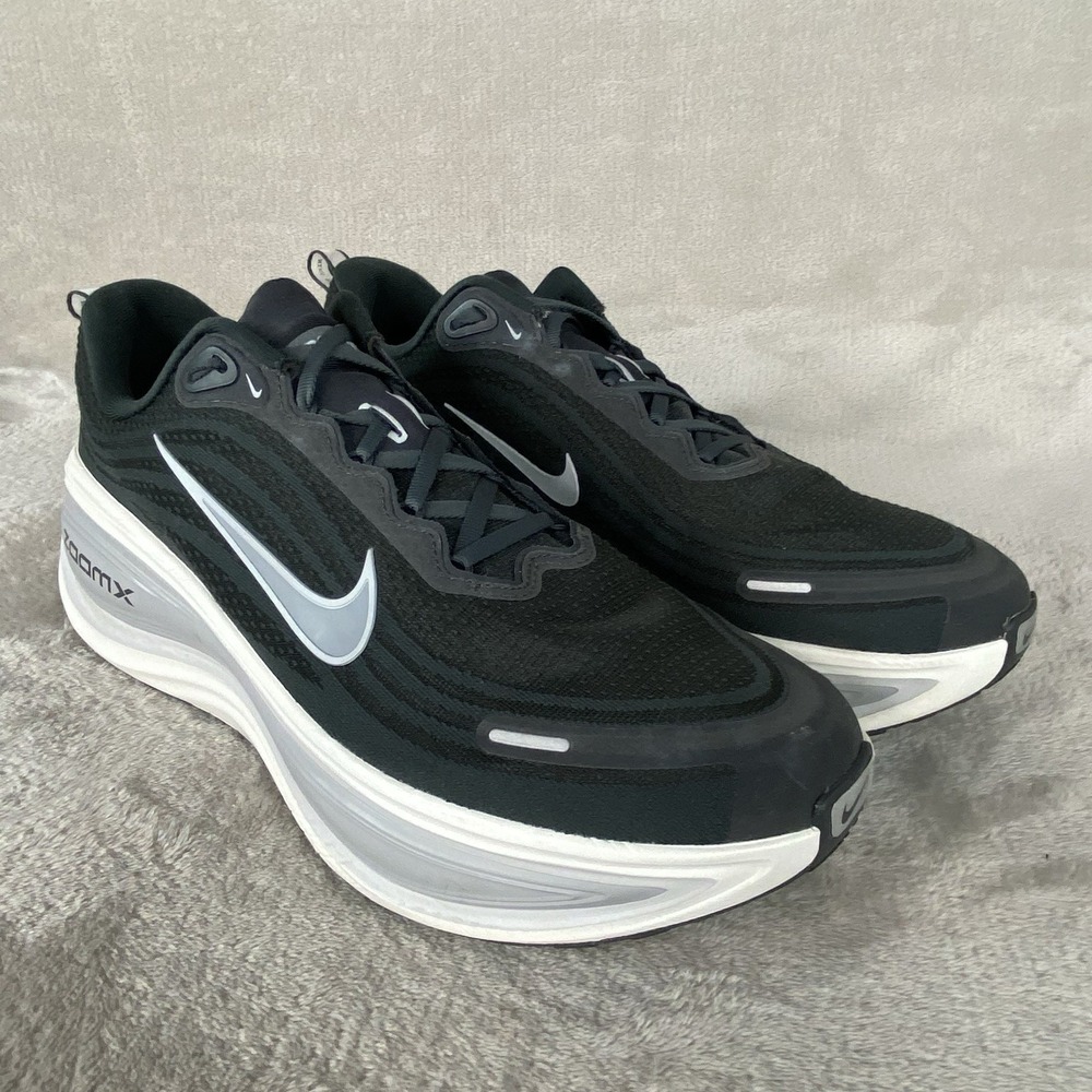 Nike Vomero Plus Mens Road Running Shoes Size 14 Black White Knit HV8150-008